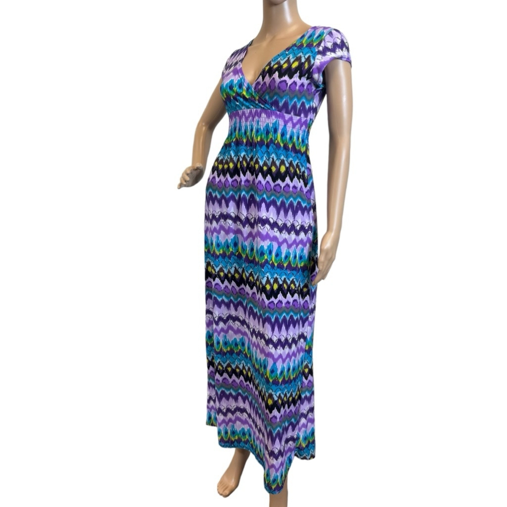 Women's CristinaLove Dress, Maxi, S, Purple, Blue